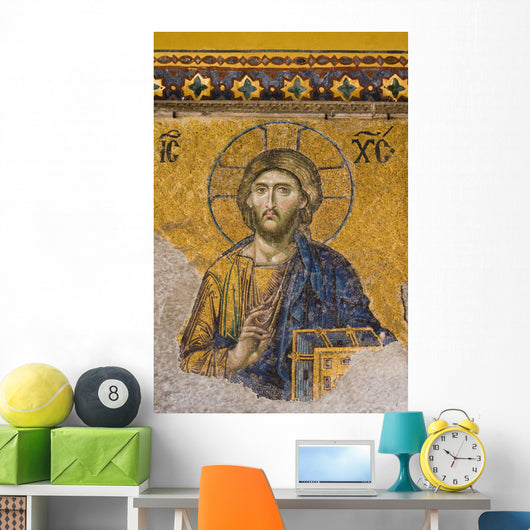 Mosaic Jesus Christ Figure Wall Decal