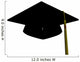 Graduation Hat Wall Decal