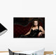 Beautiful Young Woman Latex Wall Decal