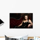 Beautiful Young Woman Latex Wall Decal