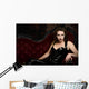 Beautiful Young Woman Latex Wall Decal