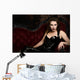 Beautiful Young Woman Latex Wall Decal
