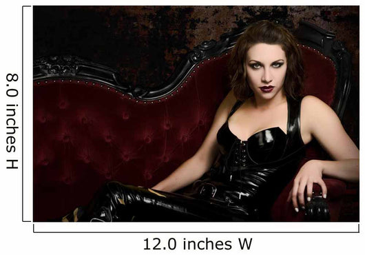 Beautiful Young Woman Latex Wall Decal