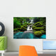 Beautiful Waterfall Green Forest Wall Decal