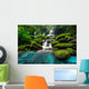 Beautiful Waterfall Green Forest Wall Decal