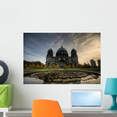 Berliner Dom Wall Decal shown on a wall
