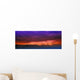 Mountain Range At Sunset Wall Mural