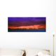Mountain Range At Sunset Wall Mural