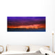 Mountain Range At Sunset Wall Mural