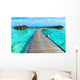 Beach with Maldives Wall Decal