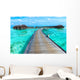 Beach with Maldives Wall Decal