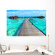 Beach with Maldives Wall Decal