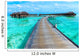 Beach with Maldives Wall Decal