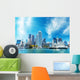 Boston Ma Skyline Autumn Wall Decal