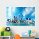 Boston Ma Skyline Autumn Wall Decal