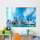Boston Ma Skyline Autumn Wall Decal