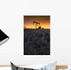 Pumpjack In A Field, Alberta, Canada Wall Mural