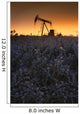Pumpjack In A Field, Alberta, Canada Wall Mural