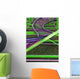 Roller Coaster Track Wall Decal