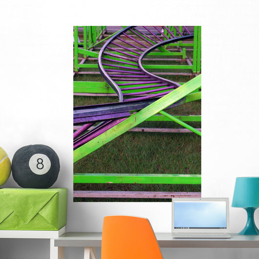 Roller Coaster Track Wall Decal