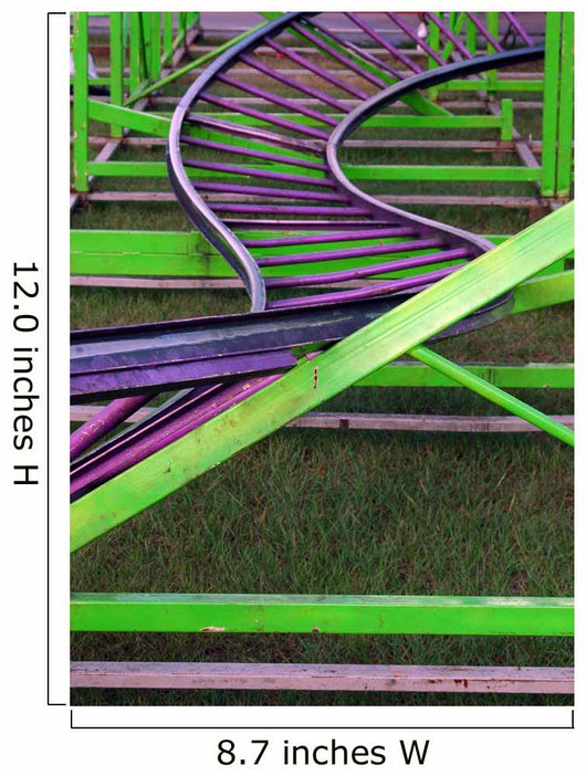 Roller Coaster Track Wall Decal