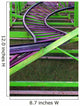 Roller Coaster Track Wall Decal