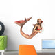 Fantasy Mermaid White Wall Decal