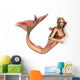 Fantasy Mermaid White Wall Decal