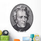 President Andrew Jackson Face Wall Decal