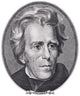 President Andrew Jackson Face Wall Decal