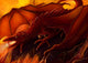 Red Dragon Wall Decal
