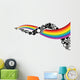 Colorful Abstract Rainbow Wall Decal