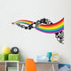 Colorful Abstract Rainbow Wall Decal
