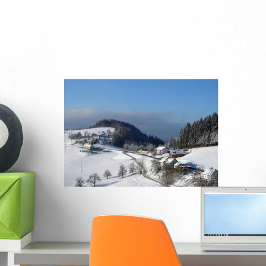 Winter Landscape Wall Decal Design 2