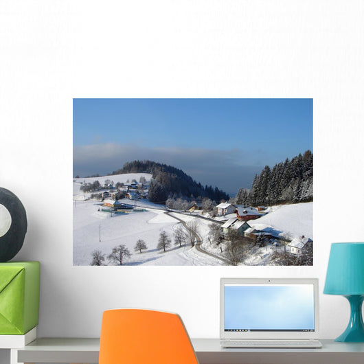 Winter Landscape Wall Decal Design 2