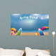 Spring Break Umbrellas Surfboards Wall Decal