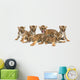 Six Bengal Tigers Wall Decal