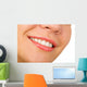 Female Lips with Cosmetics Wall Decal