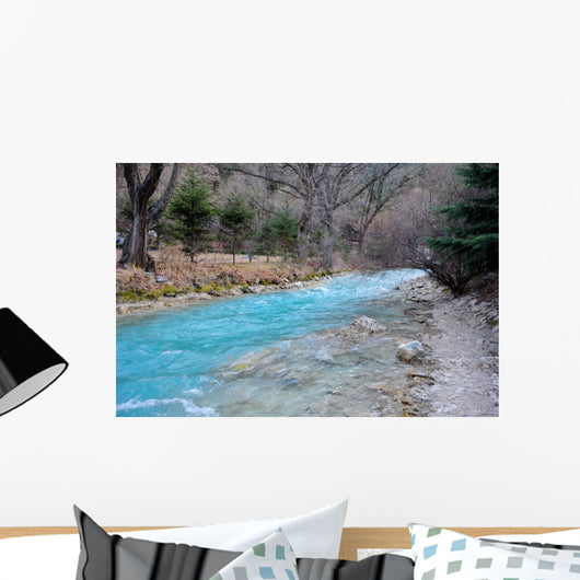 Colorful River Jiuzhaigou China Wall Decal
