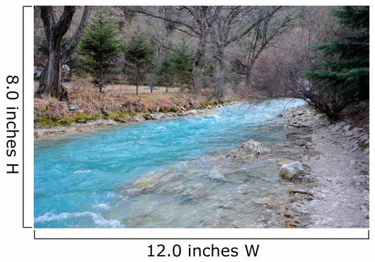 Colorful River Jiuzhaigou China Wall Decal