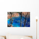 Colorful lake in Jiuzhaigou, China Wall Mural