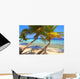 Excellent Beach with Palm Wall Decal
