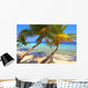 Excellent Beach with Palm Wall Decal