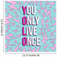Yolo Inspiration Motivation Quote Wall Decal