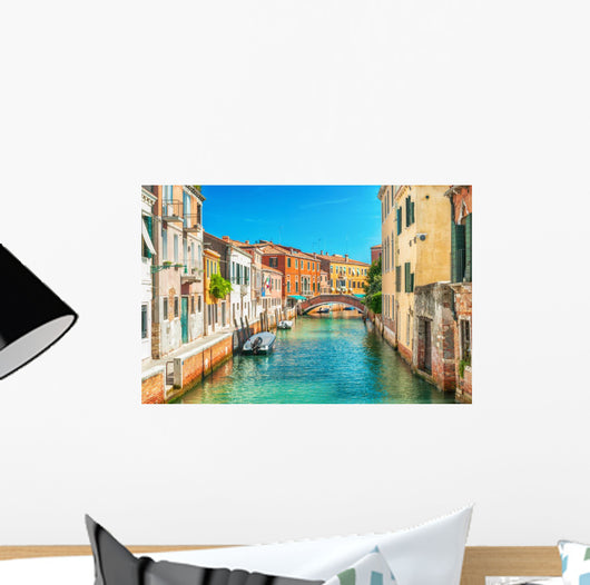 Narrow Canal Venice Italy Wall Decal