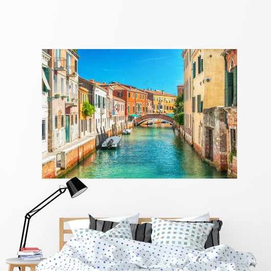 Narrow Canal Venice Italy Wall Decal