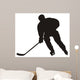 Hockey Player Wall Decal Design 2