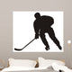 Hockey Player Wall Decal Design 2