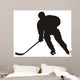 Hockey Player Wall Decal Design 2