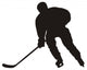 Hockey Player Wall Decal Design 2